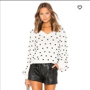 Majorelle polka dot sweater